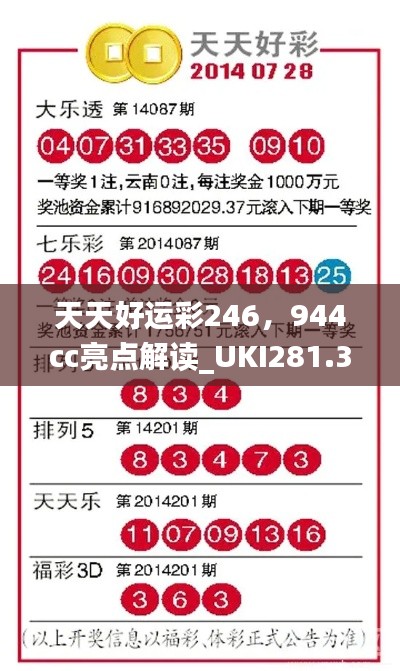 天天好运彩246,944cc亮点解读_UKI281.32活跃版深度剖析