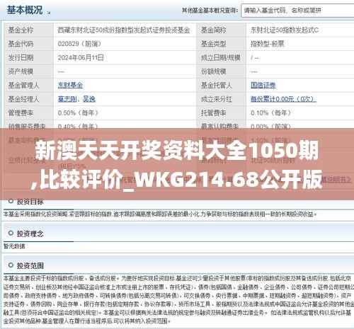 新澳天天开奖资料大全1050期,比较评价_WKG214.68公开版
