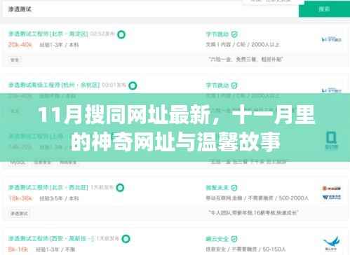 十一月搜同网址最新神奇链接与温馨故事一览