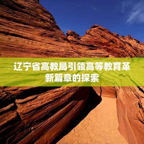辽宁省高教局引领高等教育革新篇章的探索